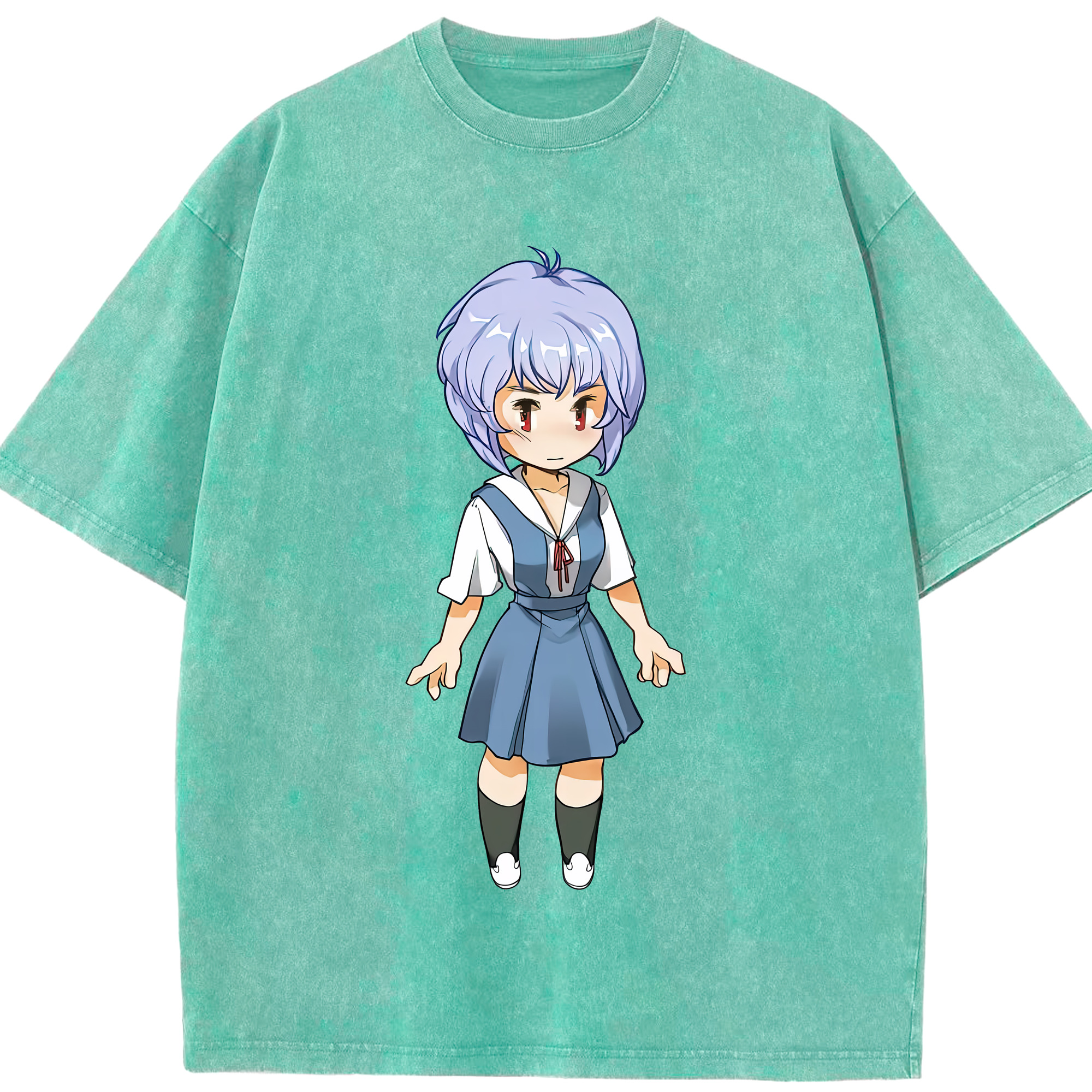 （画像用） EVA 新世紀エヴァンゲリオン 綿100% ヴィンテージ風 半袖Tシャツ（フロントプリント）